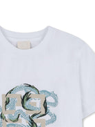 T-shirt per bambino Givenchy Kids bianco con stampa grafica H30956 10P GIVENCHY KIDS 