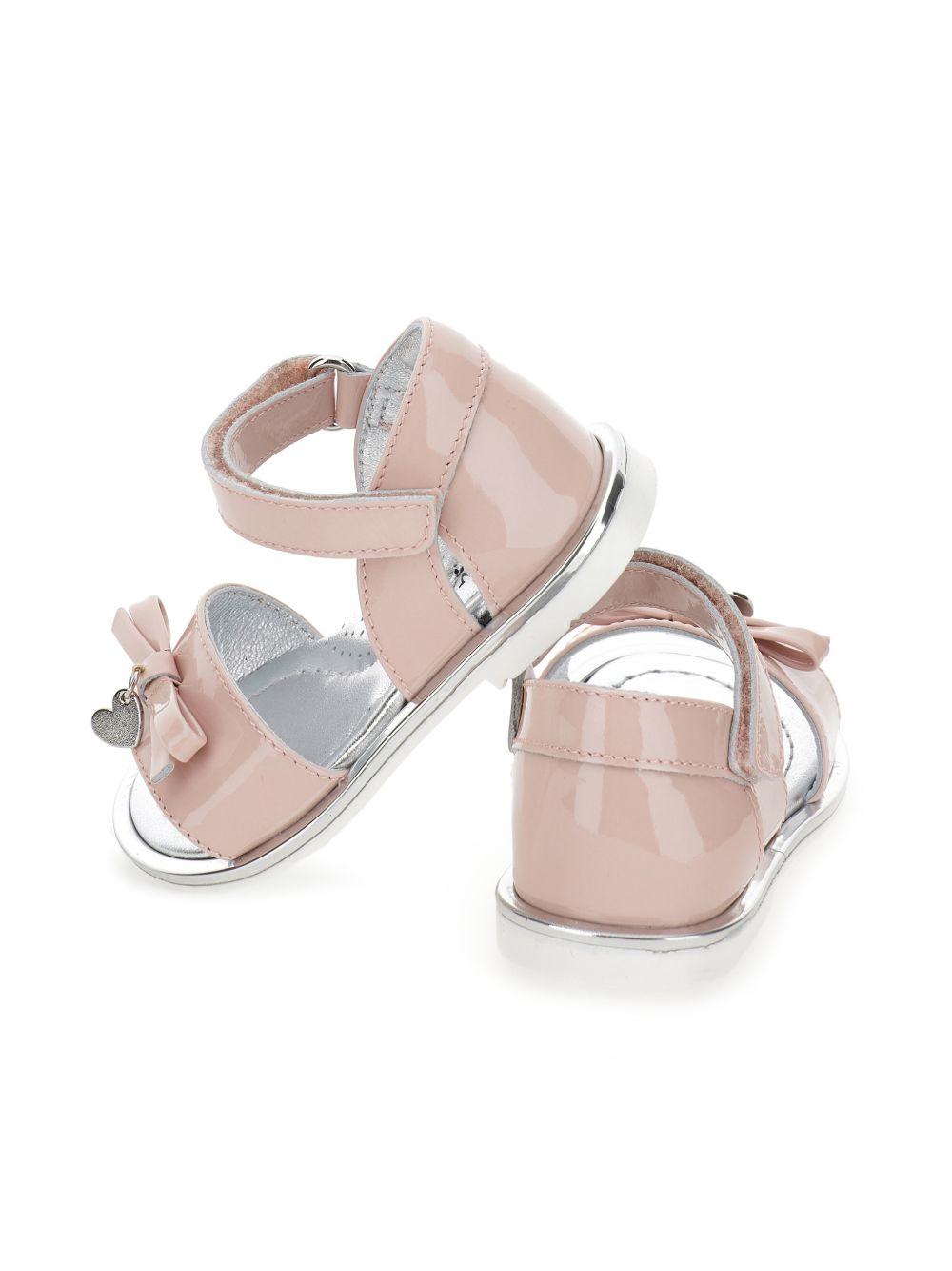 Sandali per bambina Monnalisa rosa con dettaglio fiocco 83G010 7706 0091 MONNALISA KIDS 