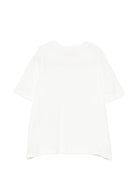 T-shirt per bambina Elisabetta Franchi La Mia Bambina bianca con logo sul davanti EFTS2560JE006 0004 ElISABETTA FRANCHI 