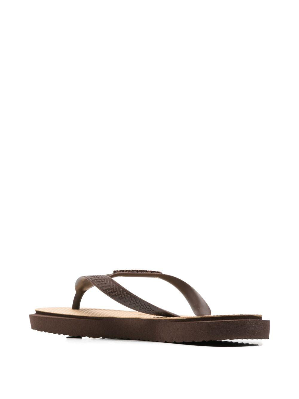 Infradito da donna Havaianas marrone con logo sul cinturino 4150172 1859 HAVAIANAS 
