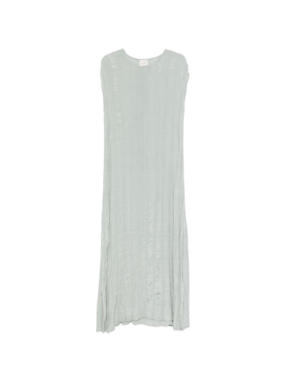 Abito per donna Alysi azzurro con dettagli ricamati 216304 P6047 ACQ ALYSI 