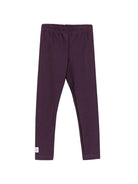 Leggins per bambina Douuod Kids viola con logo applicato sul lato DY6A20 J0331 558 DOUUOD KIDS 