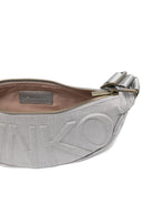 Borsa a tracolla per bambina Pinko Kids grigia con logo in rilievo KFBO002CDS058 D811 PINKO KIDS 