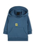 Tuta sportiva per neonato Givenchy Kids blu con stampa 4G H30629 80V GIVENCHY KIDS 
