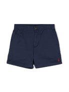 Shorts per bambino Polo Ralph Lauren Kids blu con caratteristico motivo Polo Pony 322855350 011 Ralph Lauren kids 
