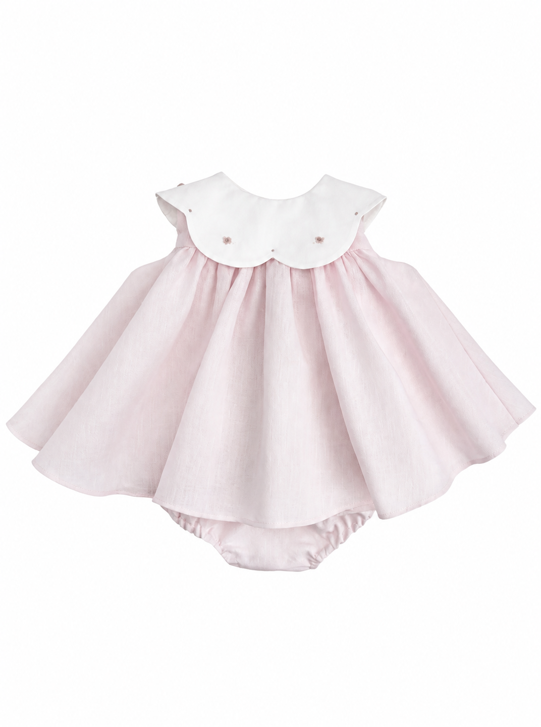 Abito per neonata La Stupenderia rosa con coulotte abbinate 2TBAB52 D33 LA STUPENDERIA KIDS 