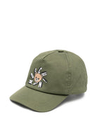 Cappello da baseball per bambini Moschino Kids verde con logo sul davanti HVX01NLOA00 30037 MOSCHINO KIDS 