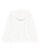 Felpa per bambina Bonpoint bianca con stampa floreale all-over S06GSWK00002 603 BONPOINT KIDS 