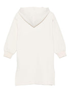 Abito per bambina Moschino Kids bianco con cappuccio HDV0GRLDA58 10123 MOSCHINO KIDS 