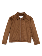 Giacca per bambino Paolo Pecora Kids marrone con zip PP4183 CAFFE PAOLO PECORA KIDS 