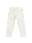 Pantaloni per bambino DONDUP Kids bianco con chiusura a bottone DMPA1800RA029 0000 DONDUP KIDS 