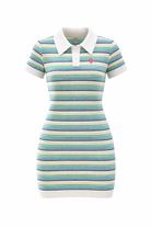 Abito per bambina Casablanca Kids multicolor con motivo a righe KSP26KW136701 STRIPE CASABLANCA KIDS 