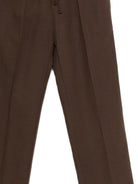 Pantaloni per bambino Paolo Pecora Kids marrone con coulisse PP4238 EBANO PAOLO PECORA KIDS 