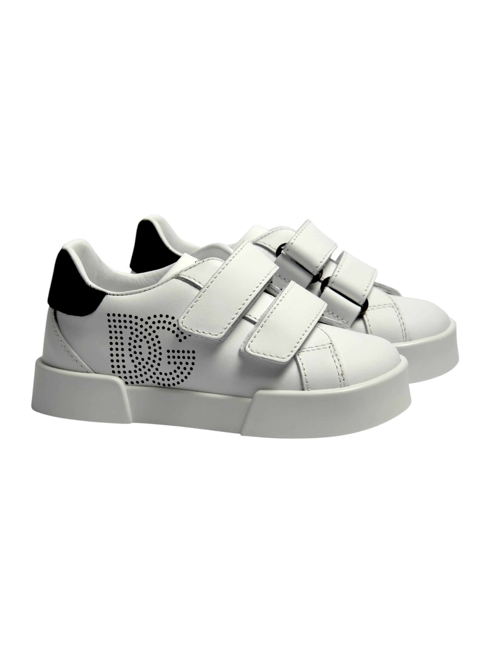 Sneakers per bambini Dolce & Gabbana Kids bianche con dettaglio logo puntinato DN0231 A1196 89697 DOLCE & GABBANA KIDS 