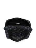 Borsa fasciatoio per bambina Stella McCartney Kids nera con logo all-over TY0548 Z3652 930BC STELLA McCARTNEY KIDS 