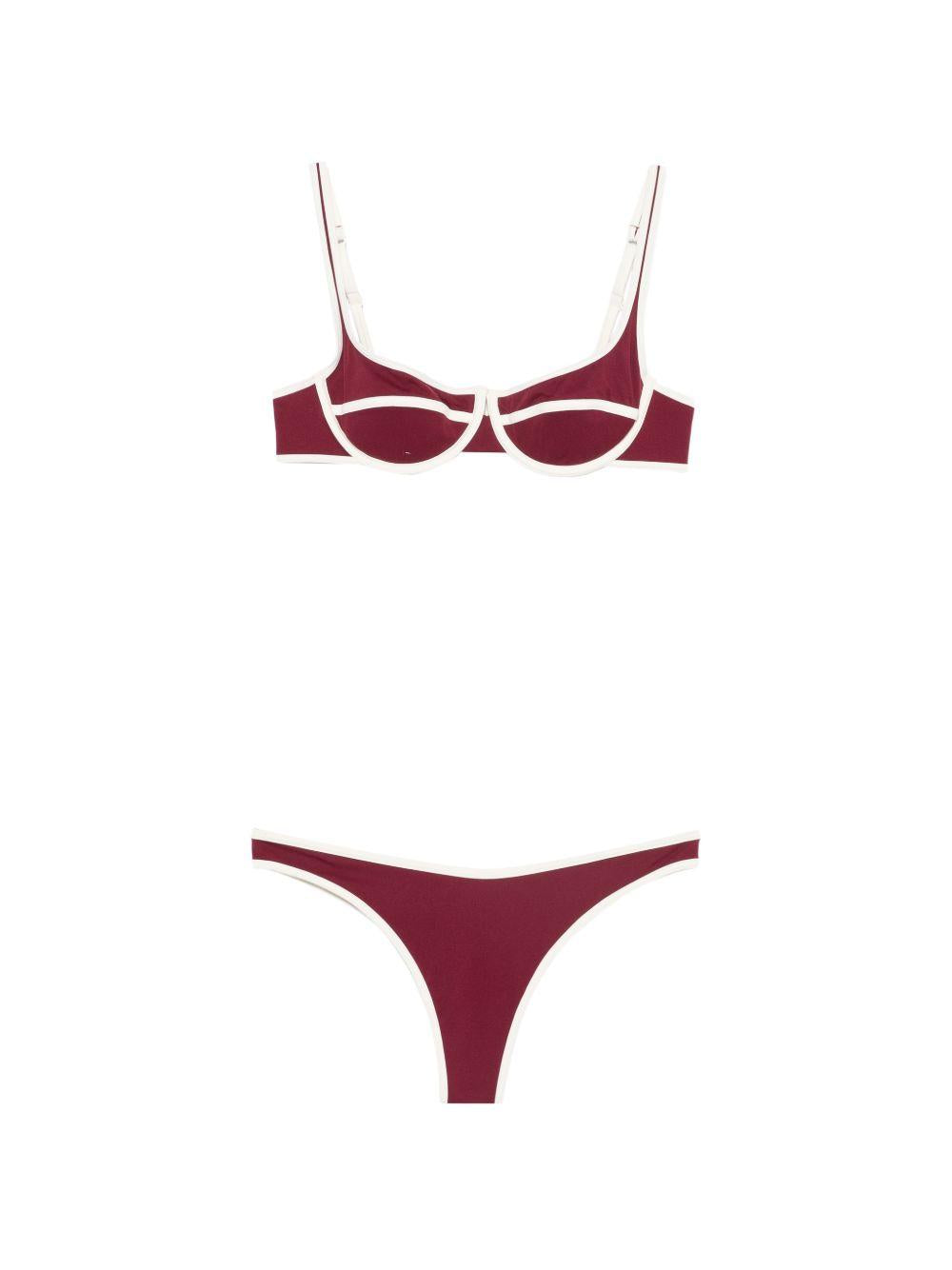 Costume Naomi per donna MC2 Saint Barth rosso con coppe con ferretto NAO0005 00173L MC2 ST. BARTH 