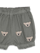 Pantaloncini per neonato Donsje Carson grigio con ricamo all-over 3029804 00062 DONSJE 