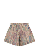 Shorts per bambina Etro Kids multicolore con stampa Paisley all-over GY6A59 M0081 107MC ETRO KIDS 