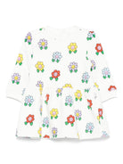 Abito per neonata Stella McCartney Kids bianco a fiori TX1040 Z3208 101MC STELLA McCARTNEY KIDS 