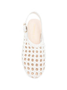 Sandali per bambina Florens bianchi con fibbia F1137 1/2 BIANCO FLORENS KIDS 
