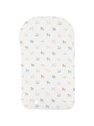 Sacco nanna per neonati Fendi Kids bianco con stampa cavallo a dondolo all-over BUJ332 AVW8 F0ZA0 FENDI KIDS 