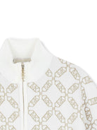 Mantella per bambina Michael Kors Kids bianco con motivo jacquard all-over R30463 N52 MICHAEL KORS KIDS 