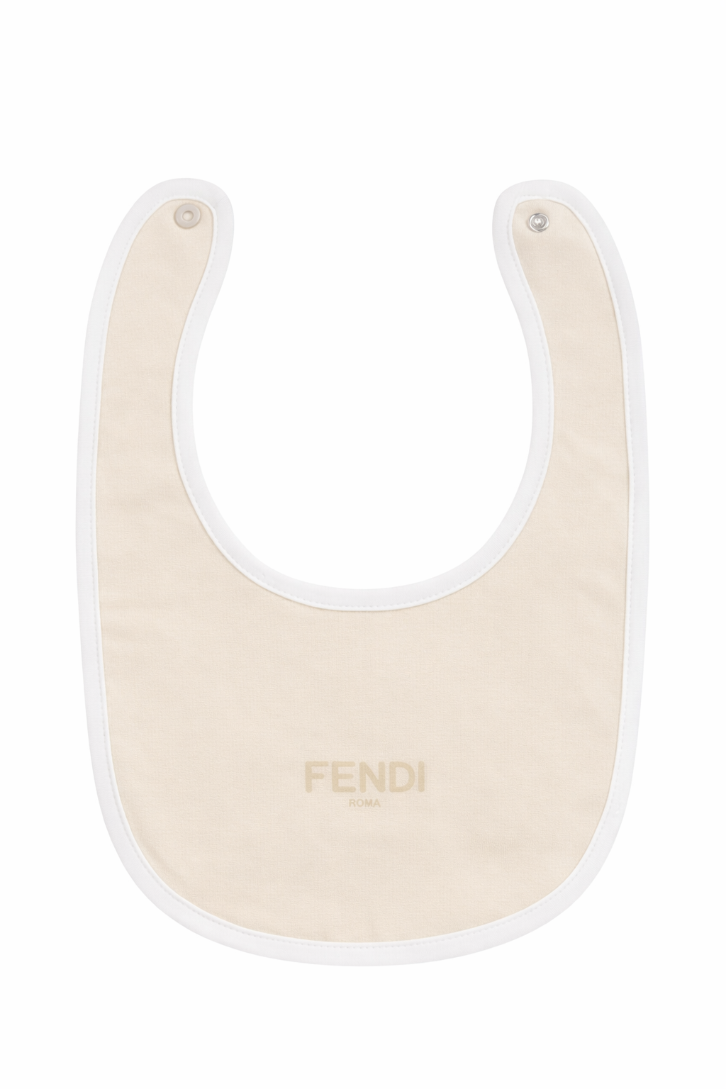 Set tre pezzi per neonati Fendi Kids beige con stampa Cavallino Fendi BUK160 8RA F19J5 FENDI KIDS 