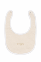 Set tre pezzi per neonati Fendi Kids beige con stampa Cavallino Fendi BUK160 8RA F19J5 FENDI KIDS 