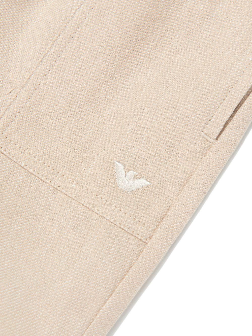 Shorts per neonato Emporio Armani Kids beige con vita elasticizzata EB001331 AF20957 U6151 EMPORIO ARMANI KIDS 