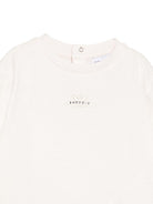 T-shirt per neonato Emporio Armani Kids bianca con patch logo EB001640 AF26009 U1009 EMPORIO ARMANI KIDS 