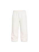 Pantaloni per bambino Emporio Armani Kids bianco opaco con taglio dritto EB001647 AF20698 U1009 EMPORIO ARMANI KIDS 