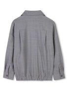 Camicia 4G per bambino Givenchy Kids grigio con colletto classico H30693 A47 GIVENCHY KIDS 