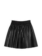 Gonna per bambina John Richmond Junior nera con design plissettato RGP26067GO BLACK JOHN RICHMOND KIDS 