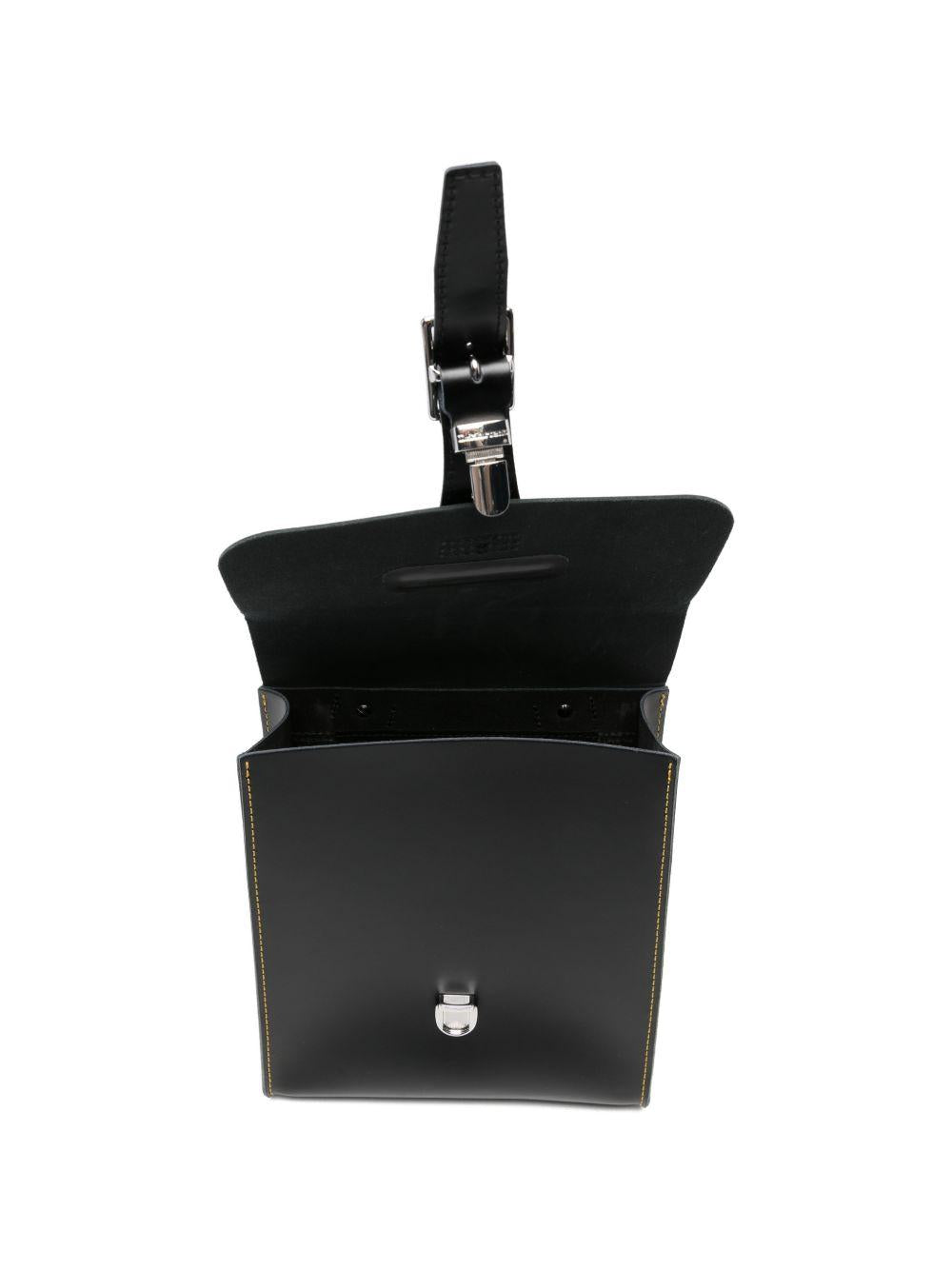 Borsa tote per bambina Dr. Martens Kids nera con cinturino con fibbia AB101001 BLACK Dr martens kids 