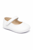 Ballerine per neonata Andrea Montelpare bianco con chiusura a strappo MT951 BIANCO MONTELPARE TRADITION KIDS 