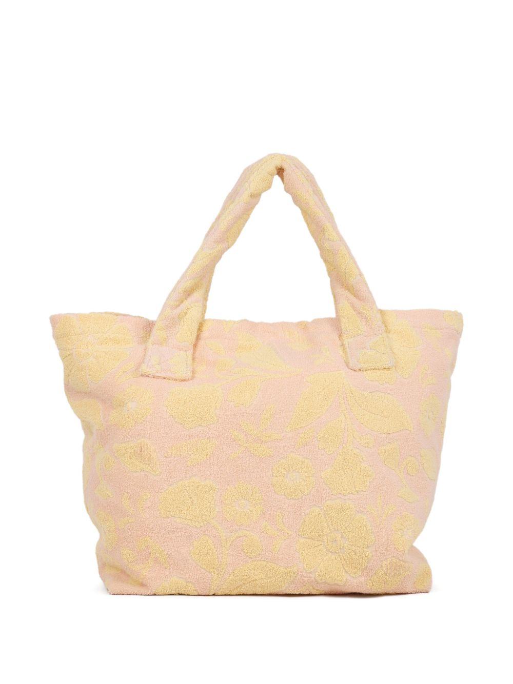 Borsa a spalla per bambina Chloé Kids rosa a fiori con logo C21227 S05 CHLOE' KIDS 