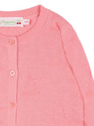 Cardigan per neonata Bonpoint rosa con dettaglio ciliegie S06XCAK00003 028D BONPOINT KIDS 