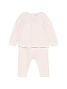 Set due pezzi per neonata Tartine & Chocolat rosa con orlo a smerlo CC36000 30 TArtine & Chocolat KIDS 