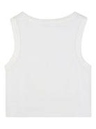 T-shirt per bambina Micheal Kors Kids bianca con logo sul davanti R30609 117 MICHAEL KORS KIDS 