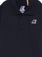 T-shirt per bambino K-WAY Kids blu con colletto stile polo K7134LW K89 K-WAY KIDS 
