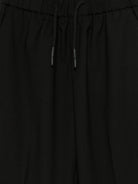 Pantaloni sportivi per bambino John Richmond Junior neri con vita elasticizzata RBP26243PA BLACK JOHN RICHMOND KIDS 