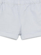 Shorts Ecady per neonato Bonpoint azzurro con toppa con logo S06YBEW00002 010 BONPOINT KIDS 