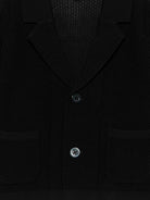 Cardigan per neonato Emporio Armani Kids blu con bottoni tascabili EB001223 AF23412 UB118 EMPORIO ARMANI KIDS 