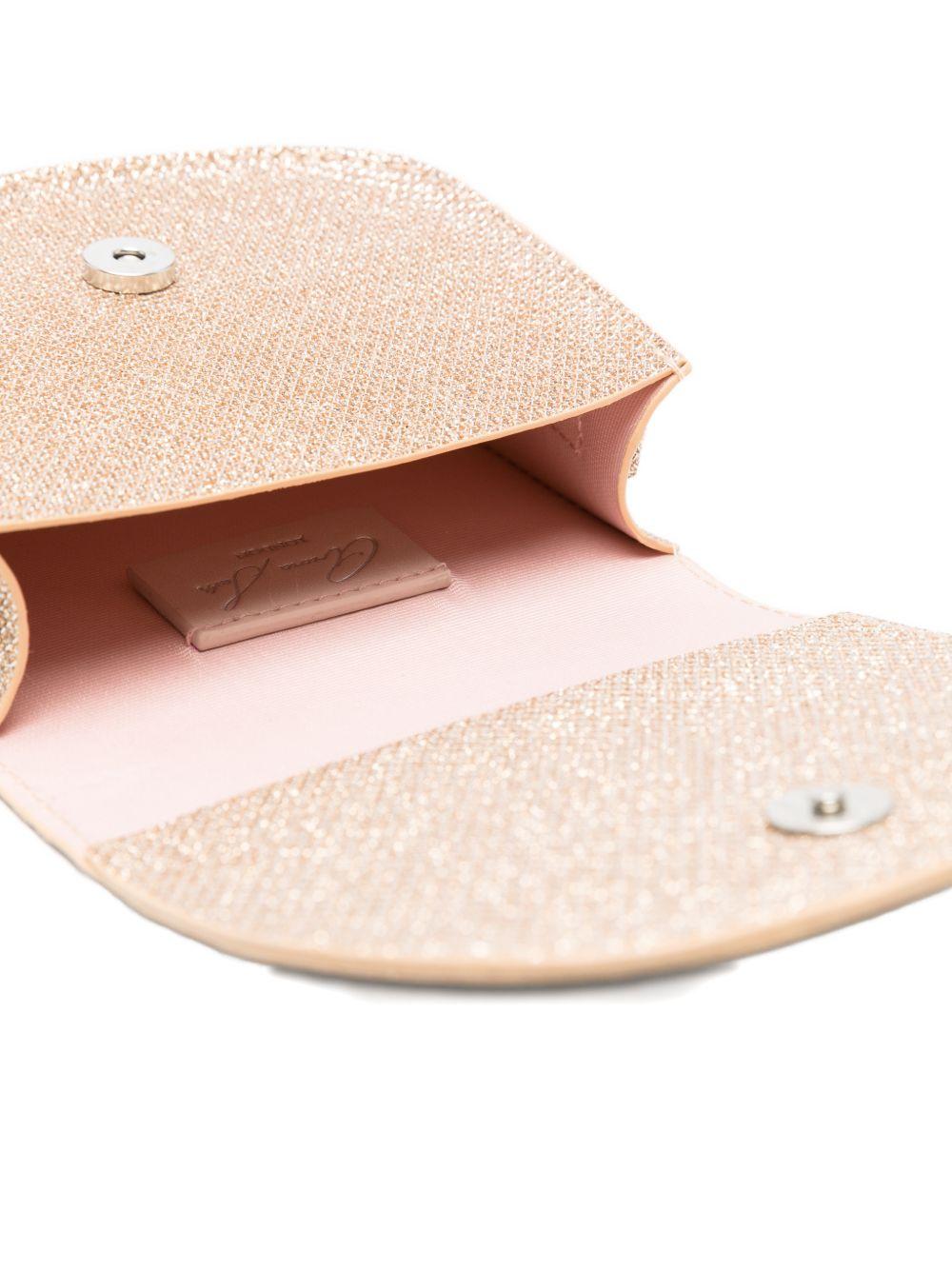 Borsa per bambina Aruna Seth color oro con applicazione farfalle BAG01 GOLD ARUNA SETH KIDS 