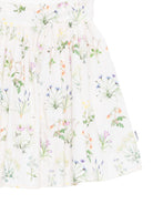 Gonna Bev per bambina Molo beige con stampa a fiori 2S26D104 9541 MOLO KIDS 