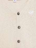Cardigan per neonato Tartine Et Chocolat beige con ricamo e bordo a contrasto CA18051 17 TArtine & Chocolat 