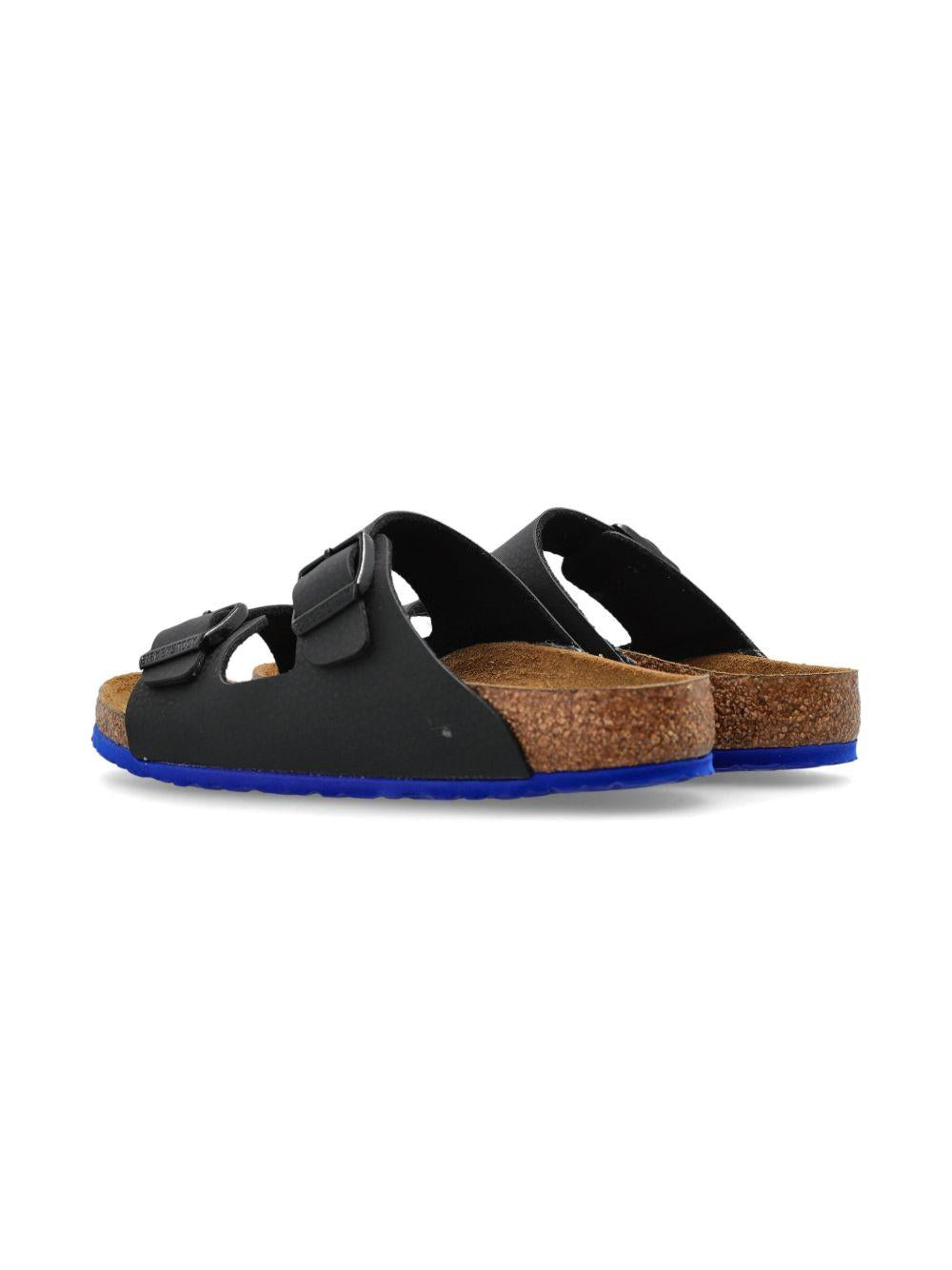 Sandali con suola blu per bambini Birkenstock Kids neri Arizona 1029491 BLACK/BLUE BIRKENSTOCK 