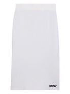 Gonna per bambina DKNY Kids nera con dettaglio logo D62486 M91 DKNY 