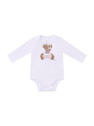 Set tutina cappellino e bavaglino per neonato Polo Ralph Lauren Kids bianco con motivo Polo Bear 310981226 001 Ralph Lauren kids 