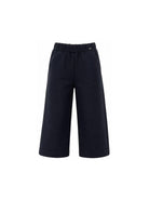 Pantaloni per bambina Monnalisa Kids blu con gamba ampia 18HANT 8225 056S MONNALISA KIDS 